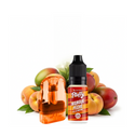 Cartouche Pluffy Mangue Peche 10ml 18mg Liquideo