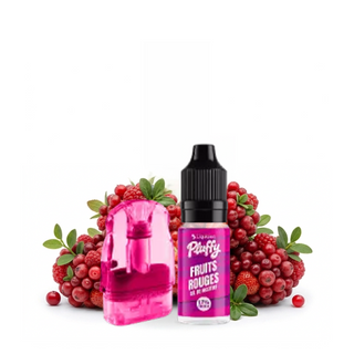 Cartouche Pluffy Fruits Rouges 10ml 18mg Liquideo