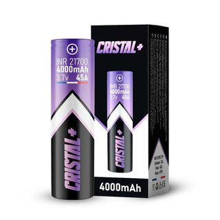 Accu INR 21700 4000mAh 45A - Cristal + - CRISTAL + | PauseClopes