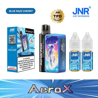 AeroX 32K JNR – Kit Puff Rechargeable 2ml + 2 Flacons 10ml 20mg - JNR | PauseClopes