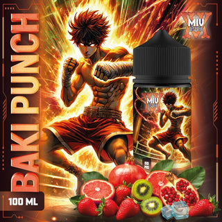 Baki 100ml MIV by Made in Vape - Grenade, Fraise des Bois & Orange Sanguine - MADE IN VAPE | PauseClopes