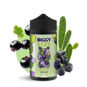 Biggy Bear 200ml e-liquid bottle featuring cactus, blackcurrant, and blackberry flavors, ideal for vaping enthusiasts.