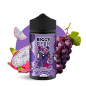 Biggy Bear 200ml e-liquid featuring grape and dragon fruit flavors with vibrant packaging.