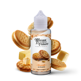 Biscuit au Beurre 100ml Maison Velours - e-liquide gourmand sablé beurre