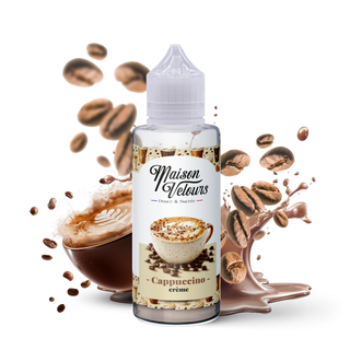 Cappuccino Crème 100ml Maison Velours - e-liquide gourmand café crème