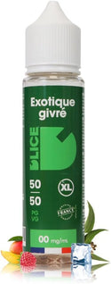 Dlice E-Liquides par marques Exotique Givré: Framboise, Mangue et Eucalyptus Frais Dlice 50 ml