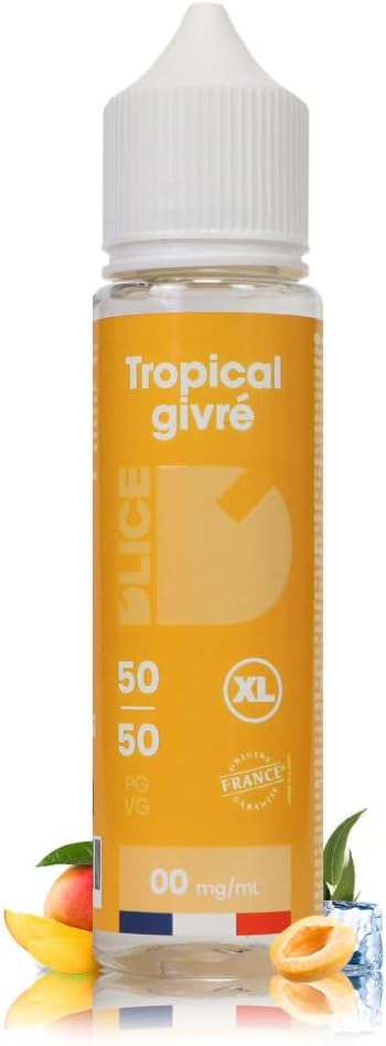 Dlice E-Liquides par marques Tropical Givré: Mangue et Abricot, Eucalyptus Frais Dlice 50 ml