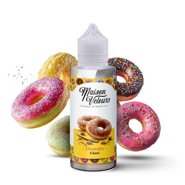 Donuts Glacé 100ml Maison Velours - e-liquide gourmand beignet glaçage sucre