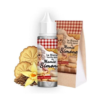 Douceurs de mamie E-Liquides par marques Mamie Simone: Biscuit Vanille et épices Douces Les Douceurs de Mamie 50ml