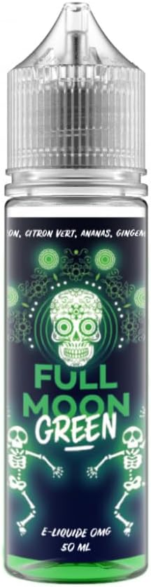FULL MOON E-Liquides par marques Green: Citron, Citron vert et Ananas Eliquides Full Moon 50 ml