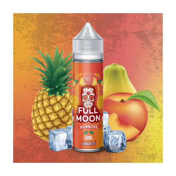 FULL MOON E-Liquides par marques Sunrise: Ananas, Papaye et Pêche Eliquides Full Moon 50 ml