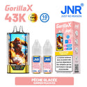 Gorilla X 43K JNR – Kit Puff Rechargeable 15ml + 2 Flacons 10ml 10mg - JNR | PauseClopes
