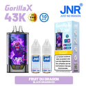 Gorilla X 43K JNR – Kit Puff Rechargeable 15ml + 2 Flacons 10ml 10mg - JNR | PauseClopes