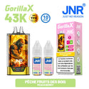 Gorilla X 43K JNR – Kit Puff Rechargeable 15ml + 2 Flacons 10ml 10mg - JNR | PauseClopes