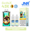 Gorilla X 43K JNR – Kit Puff Rechargeable 15ml + 2 Flacons 10ml 10mg - JNR | PauseClopes