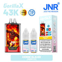 Gorilla X 43K JNR – Kit Puff Rechargeable 15ml + 2 Flacons 10ml 10mg - JNR | PauseClopes