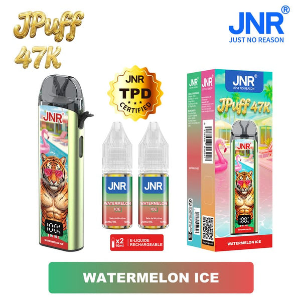 JPuff 47K JNR – Puff Rechargeable 47000 Bouffées 20ml 20mg - JNR | PauseClopes