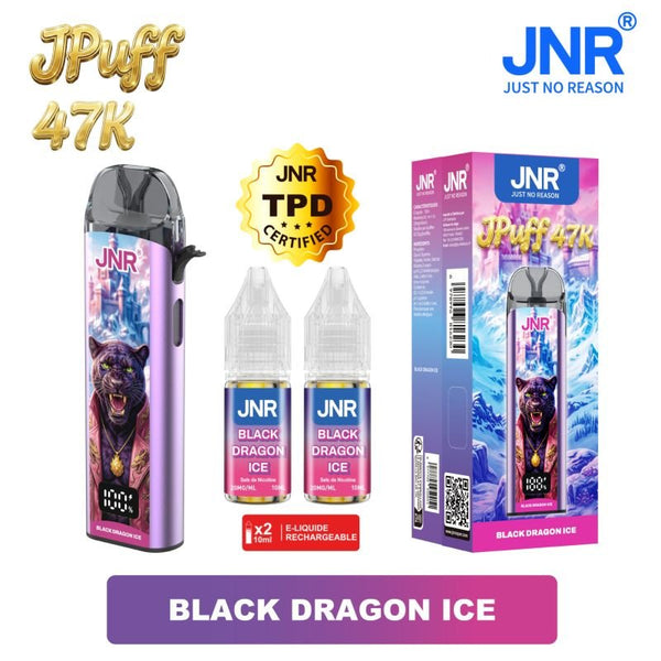 JPuff 47K JNR – Puff Rechargeable 47000 Bouffées 20ml 20mg - JNR | PauseClopes