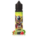Flacon X JVA 50ml e-liquide avec saveurs de fraise et kiwi, conçu pour cigarettes électroniques.