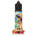 Flacon X JVA 50ml e-liquide avec saveurs de fraise et pastèque, présentation du produit.