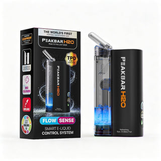 Kit H2O Pro Peakbar chicha à eau portable coloris Carbon Black