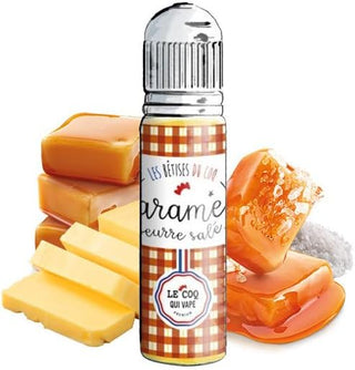 LE COQ QUI VAPE E-Liquides par marques Caramel Beurre Salé Les Betises du Coq  50ml