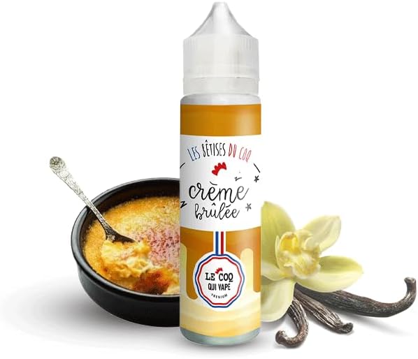 LE COQ QUI VAPE E-Liquides par marques Crème Brûlée Les Betises du Coq  50ml
