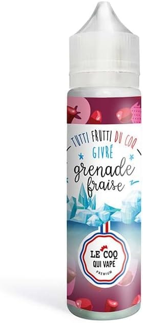 LE COQ QUI VAPE E-Liquides par marques Grenade Fraise Givré Le Coq Qui Vape Tutti Frutti 50ml