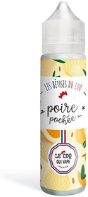 LE COQ QUI VAPE E-Liquides par marques Poire Pochée Les Betises du Coq  50ml
