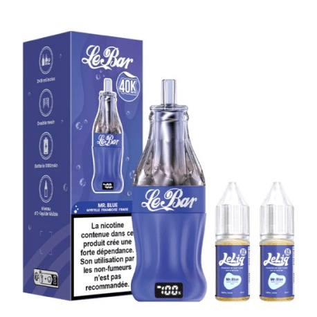 LeBar 40K - Puff Rechargeable 40000 Bouffées 20ml Écran Digital - LEBAR | PauseClopes