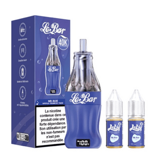 LeBar 40K - Puff Rechargeable 40000 Bouffées 20ml Écran Digital - LEBAR | PauseClopes