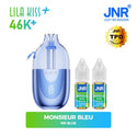 Lila Kiss+ 46K JNR – Puff Rechargeable 46000 Bouffées 20mg - JNR | PauseClopes