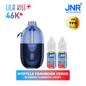 Lila Kiss+ 46K JNR – Puff Rechargeable 46000 Bouffées 20mg - JNR | PauseClopes