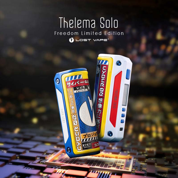 LOST VAPE Box Thelema Solo Freedom Limited Edition 100W + accu - Lost Vape