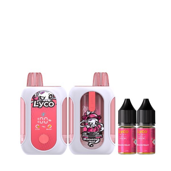 Lyco Mini Box 80K Smok – Kit Puff Rechargeable 20ml + 2 Flacons 10ml 20mg - SMOK | PauseClopes