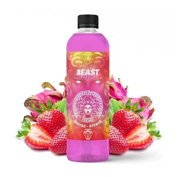 MDS JUICE E-Liquides par marques Beast: Fraise et Pitaya Medusa Juice 1 litre