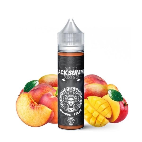 MDS JUICE E-Liquides par marques Black Summer: Mangue et Pêche Medusa Juice 50ml