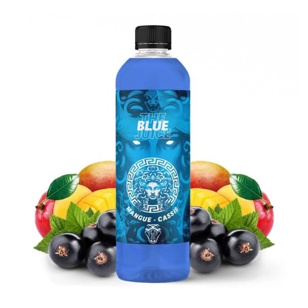 MDS JUICE E-Liquides par marques Blue: Mangue et Cassis Medusa Juice 1 litre