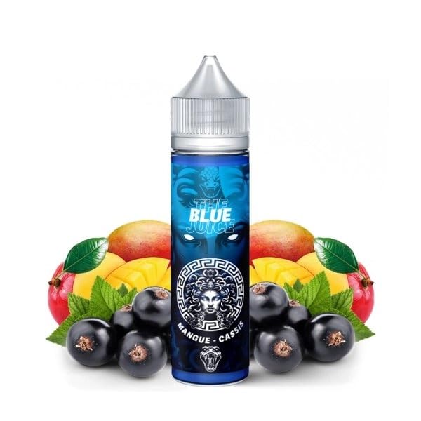 MDS JUICE E-Liquides par marques Blue: Mangue et Cassis Medusa Juice 50ml