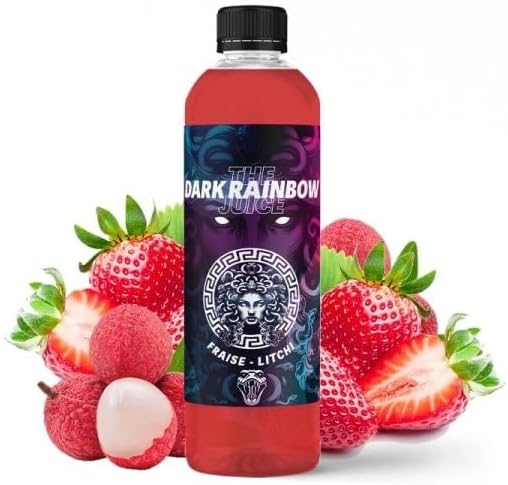 MDS JUICE E-Liquides par marques Dark Rainbow: Fraise et Litchi Medusa juice 500ml