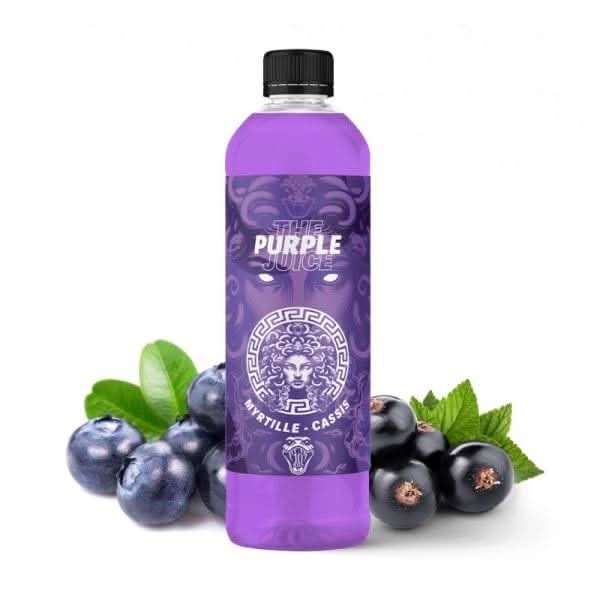 MDS JUICE E-Liquides par marques Purple: Myrtille et Cassis Medusa Juice 1 litre
