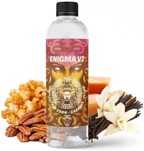MDS JUICE E-Liquides par marques Enigma V2: vanille, pop-corn, caramel et noix de pécan. Medusa juice 500ml