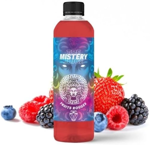MDS JUICE E-Liquides par marques Mistery: Fraise, Mûre, Framboise et Myrtille Medusa juice 500ml