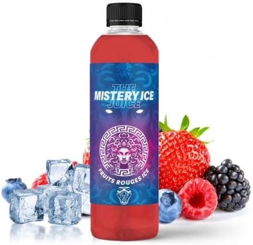 MDS JUICE E-Liquides par marques Mystery Ice: fraise, mûres, framboises et myrtilles frais. Medusa juice 500ml