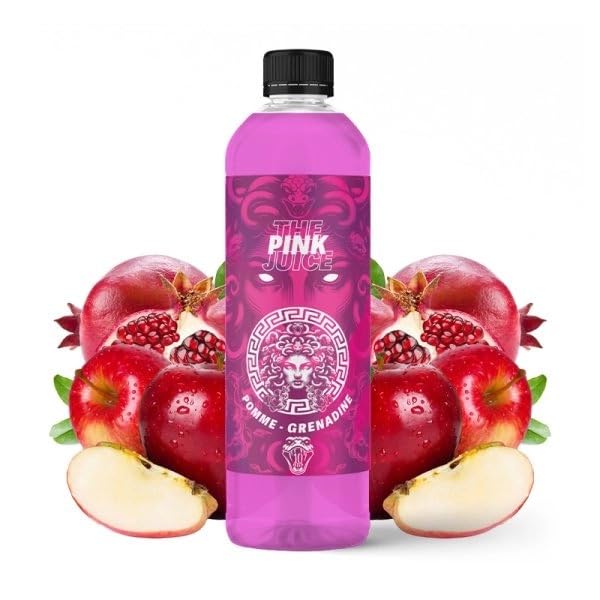 MDS JUICE E-Liquides par marques Pink: Pomme et Grenade Medusa Juice 1 litre