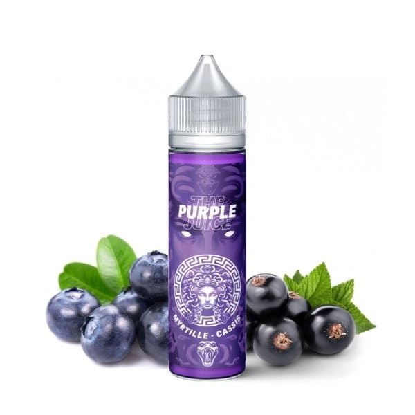 MDS JUICE E-Liquides par marques Purple: Myrtille et Cassis Medusa Juice 50ml