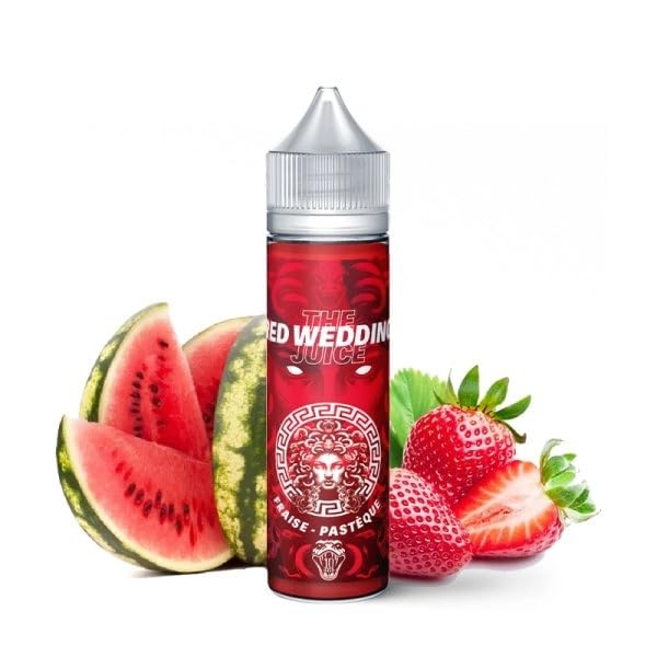MDS JUICE E-Liquides par marques Red Wedding: Fraise et Pastèque Medusa Juice 50ml