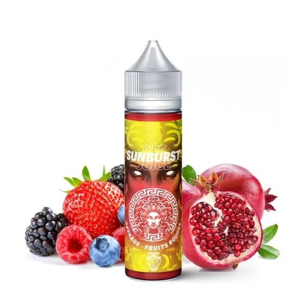 MDS JUICE E-Liquides par marques Sunburst: Fruits Rouges et Grenade Medusa Juice 50ml