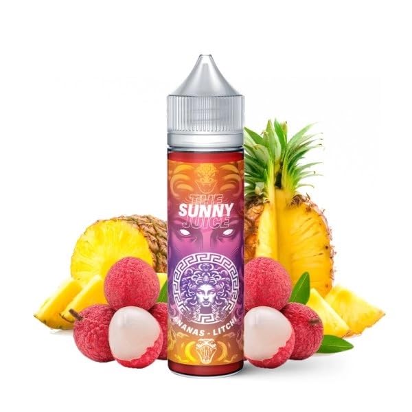 MDS JUICE E-Liquides par marques Sunny: Ananas et Litchi Medusa Juice 50ml
