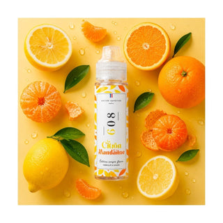 N°608 Le Citron et sa Mandarine 50ml - Maître Vapotier - MAITRE VAPOTIER | PauseClopes